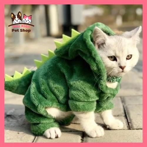 Bộ quần áo khủng long cho chó mèo bắt trend cực xinh 1