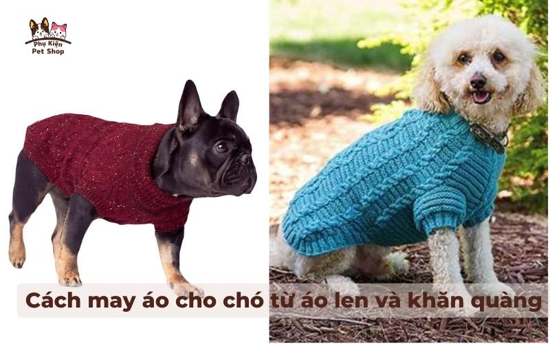 Cách may quần áo cho chó