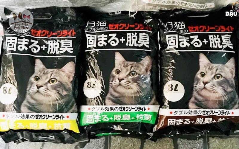 Cát vệ sinh cho mèo Nhật đen